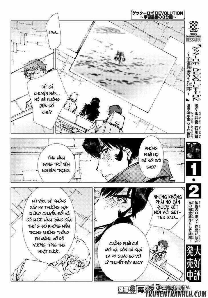 Getter Robo Devolution: Uchuu Saigo no 3-punkan Chapter 19 trang 8