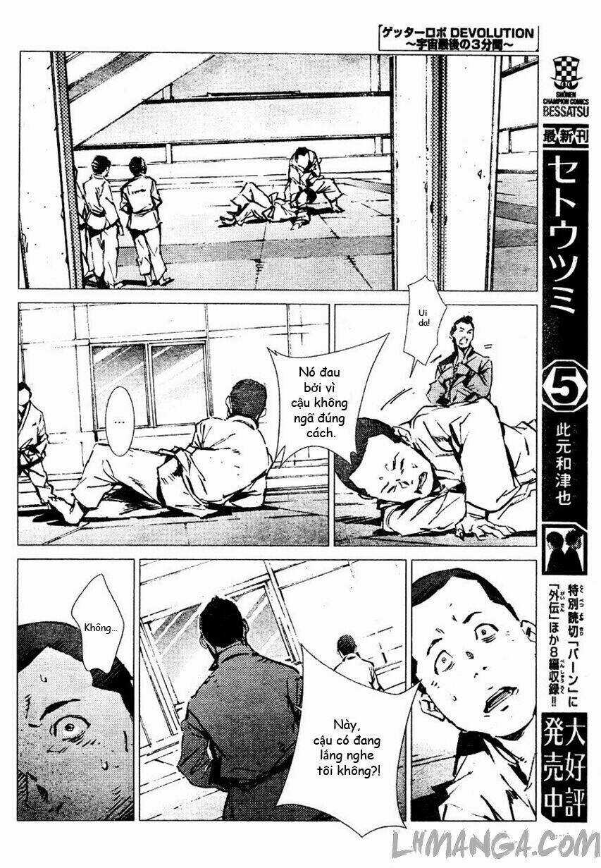 Getter Robo Devolution: Uchuu Saigo no 3-punkan Chapter 3 trang 14