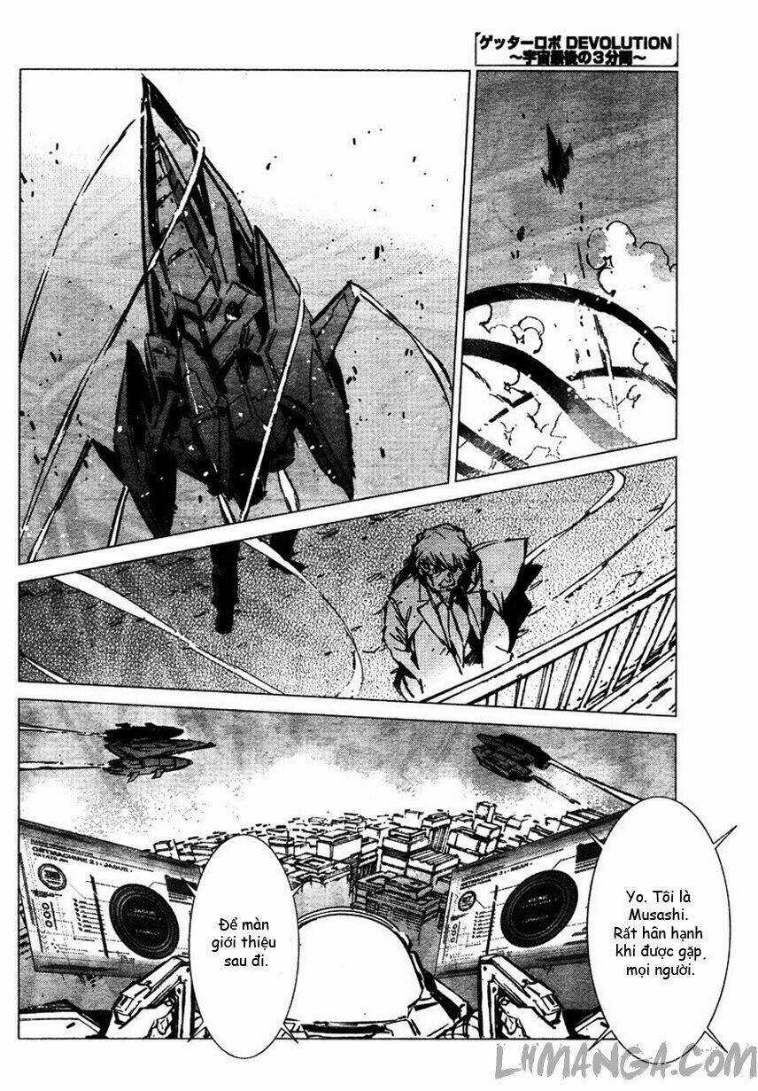 Getter Robo Devolution: Uchuu Saigo no 3-punkan Chapter 4 trang 18