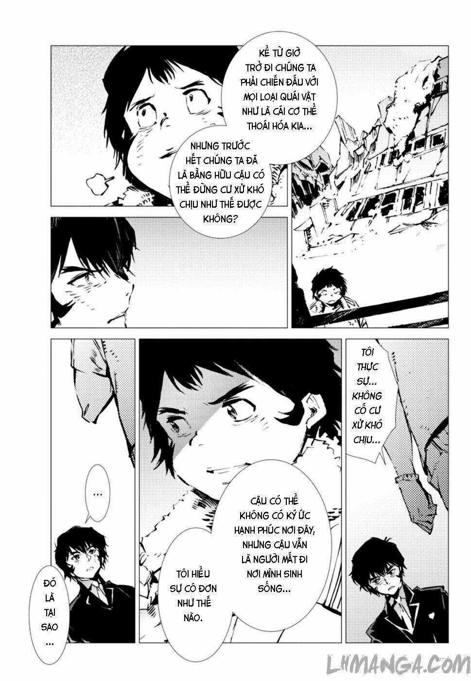 Getter Robo Devolution: Uchuu Saigo no 3-punkan Chapter 6 trang 12