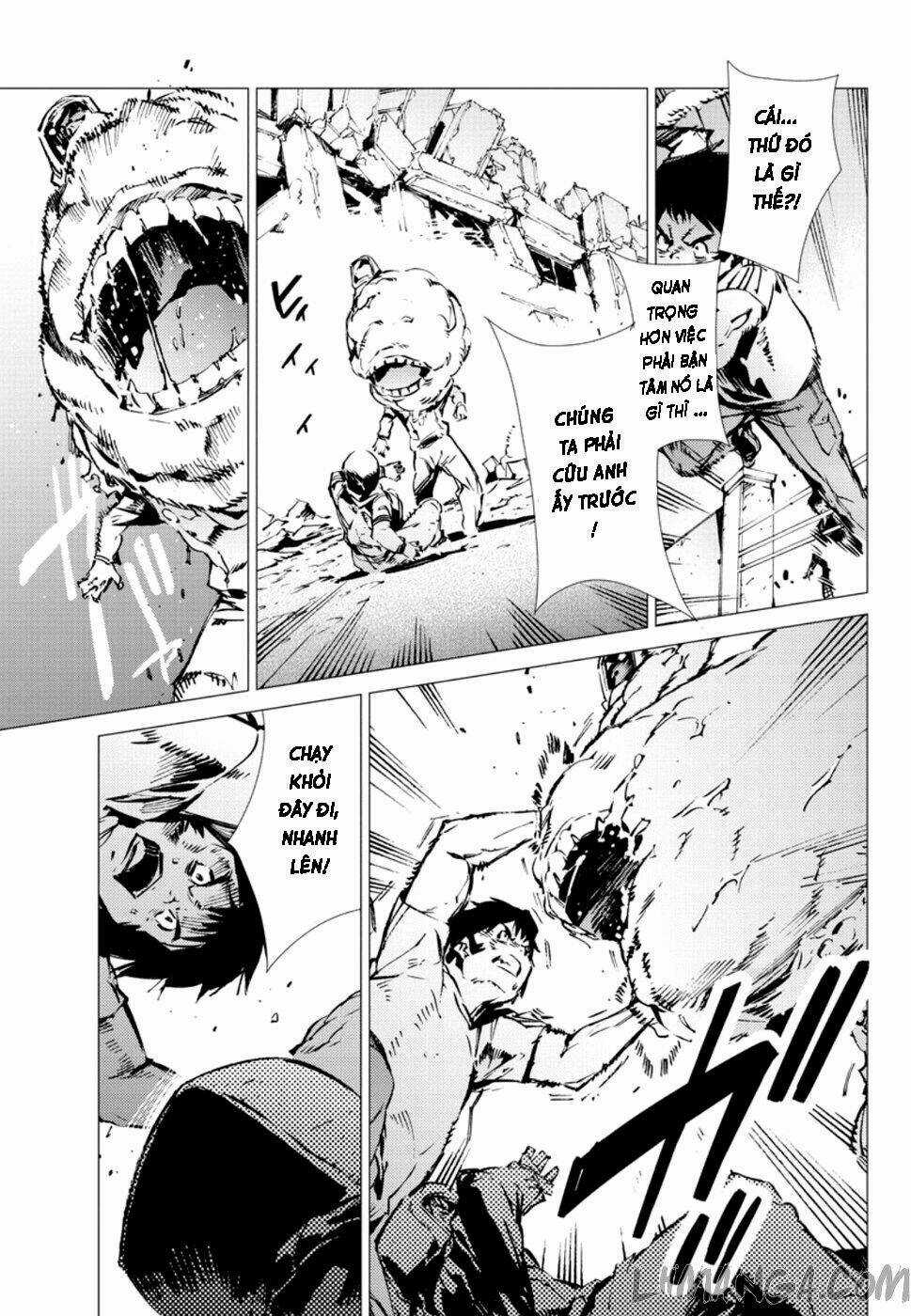 Getter Robo Devolution: Uchuu Saigo no 3-punkan Chapter 6 trang 16