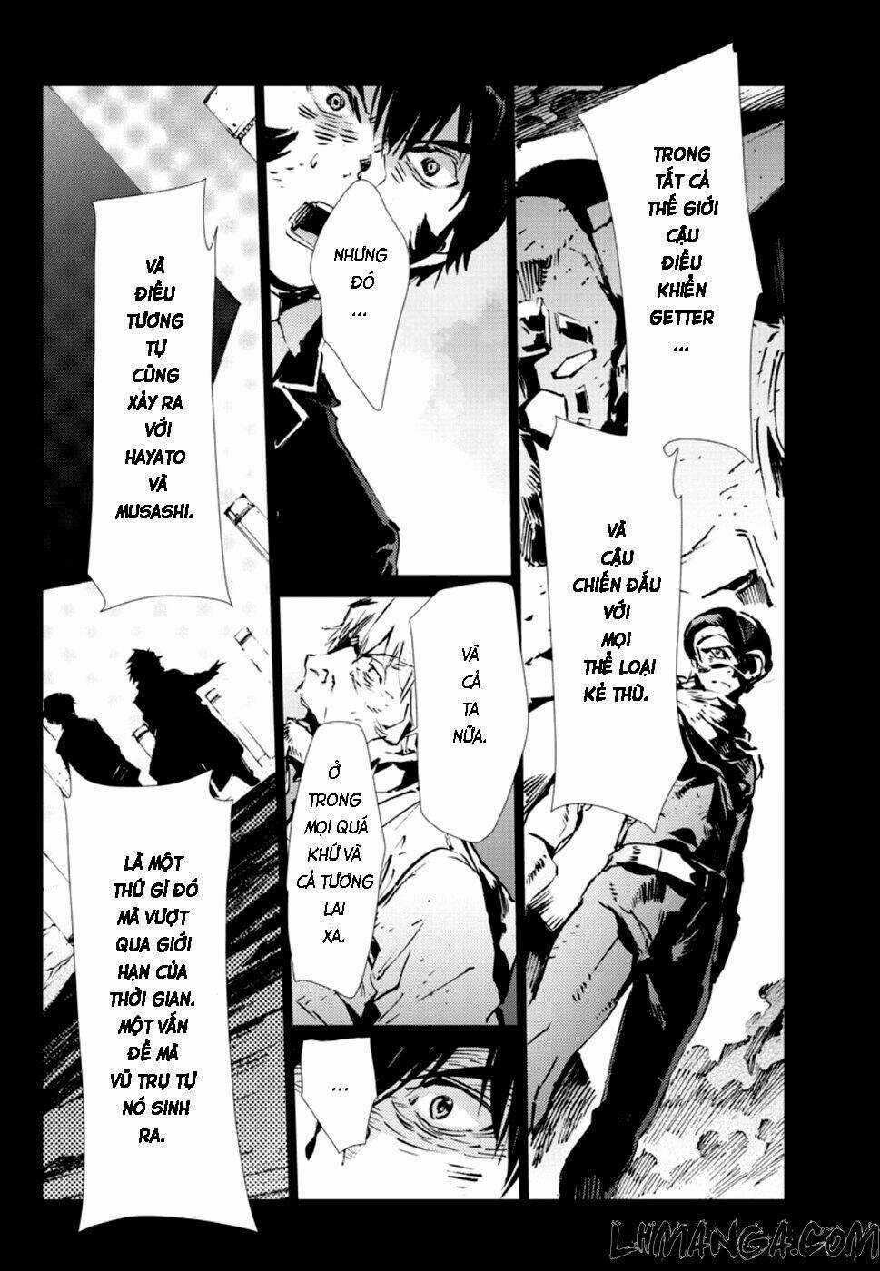 Getter Robo Devolution: Uchuu Saigo no 3-punkan Chapter 6 trang 7