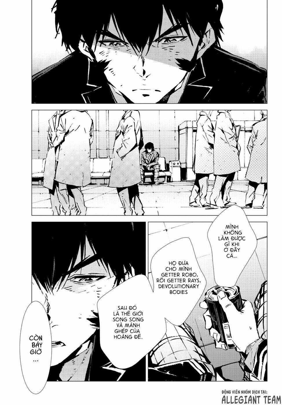 Getter Robo Devolution: Uchuu Saigo no 3-punkan Chapter 7 trang 6