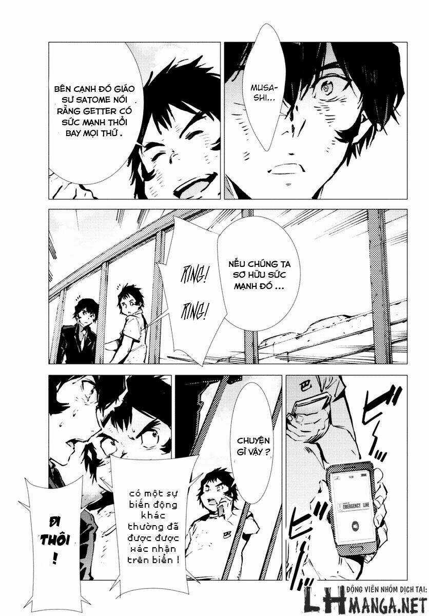 Getter Robo Devolution: Uchuu Saigo no 3-punkan Chapter 9 trang 9