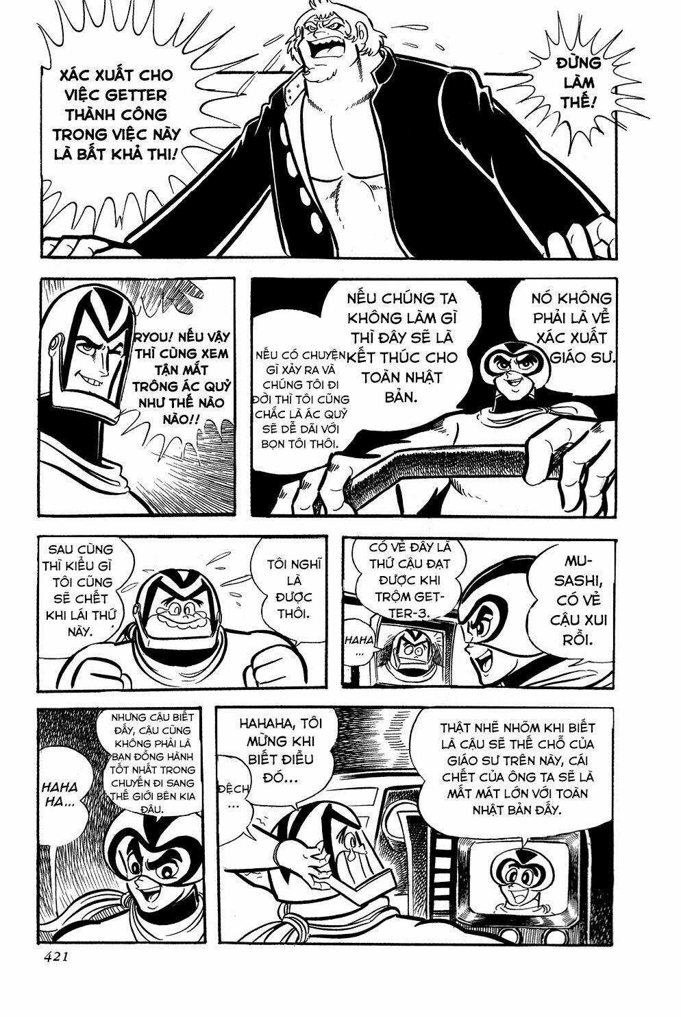 Getter Robo Chapter 7 trang 52