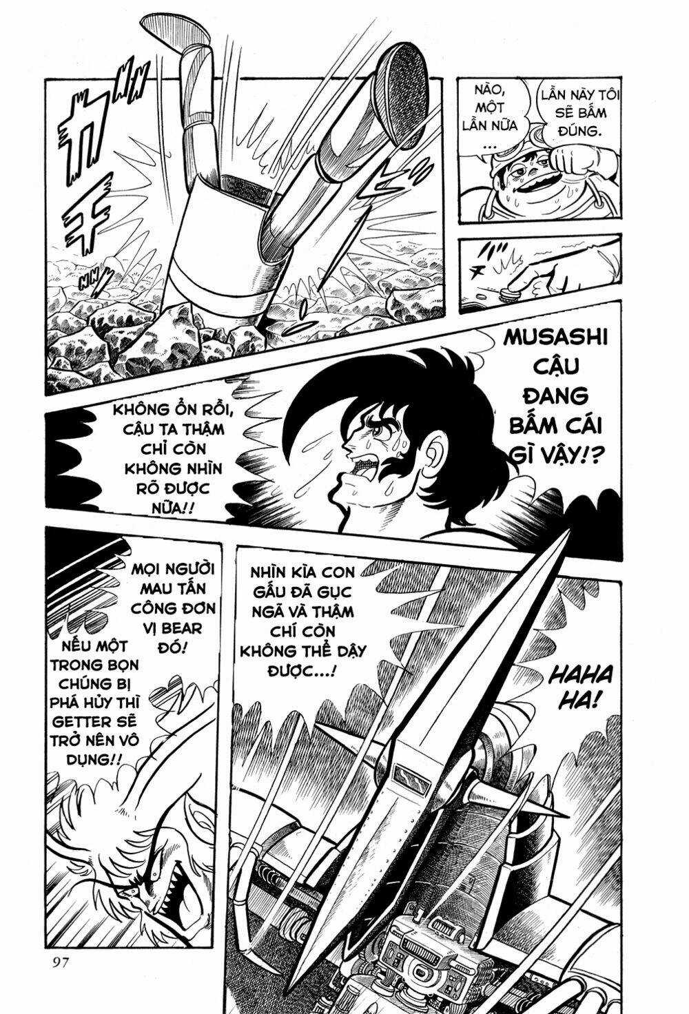 Getter Robo Chapter 8 trang 100