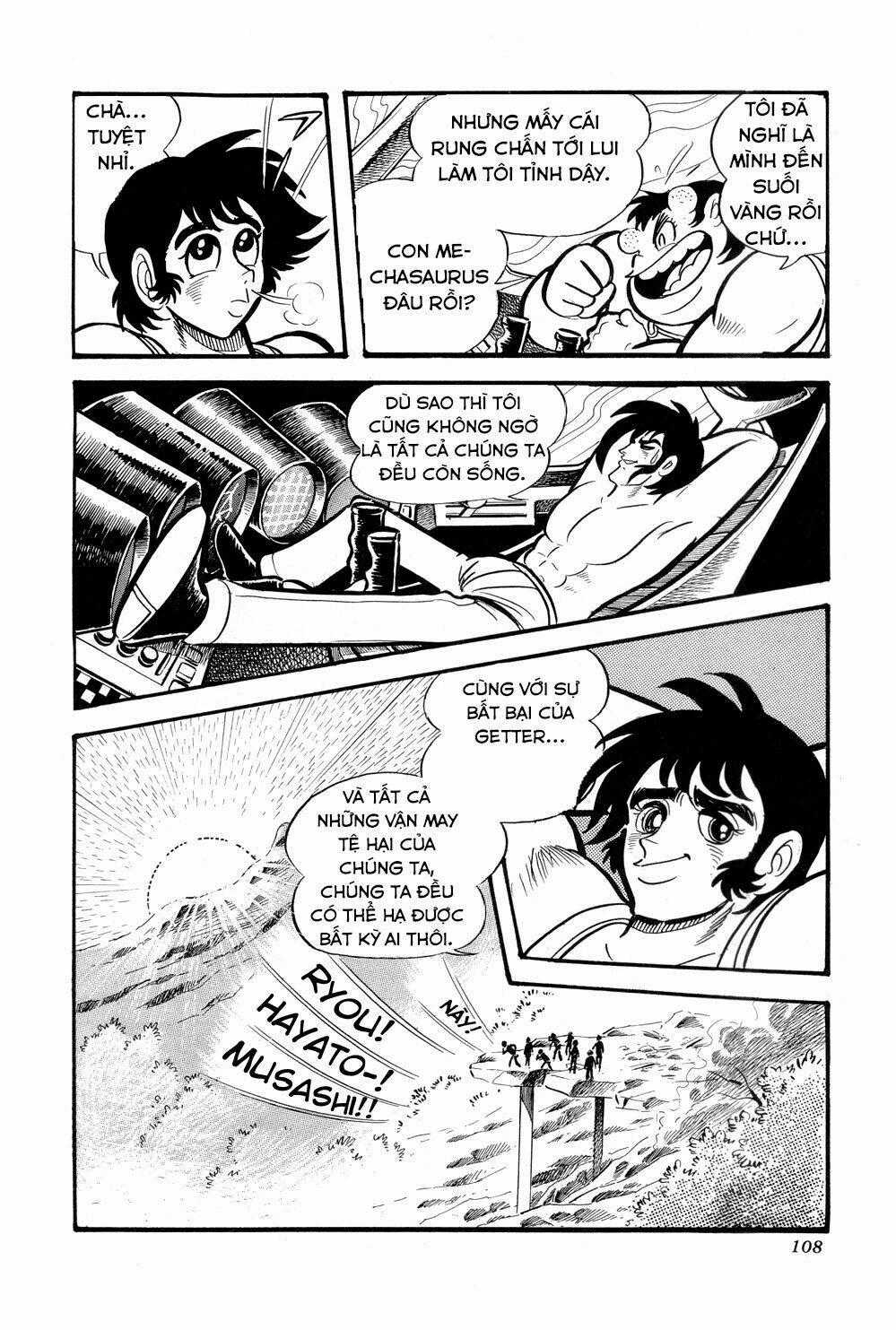 Getter Robo Chapter 8 trang 111