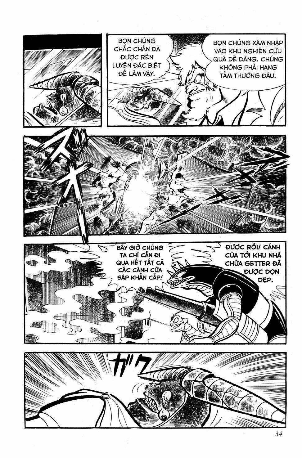 Getter Robo Chapter 8 trang 38
