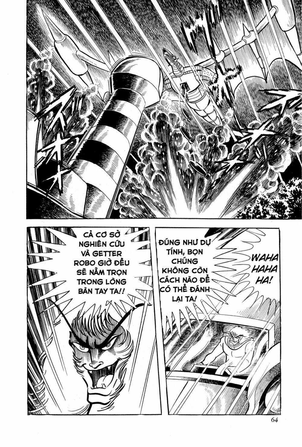 Getter Robo Chapter 8 trang 67