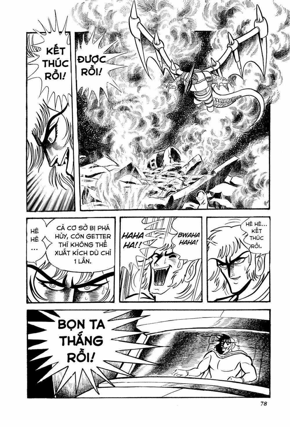 Getter Robo Chapter 8 trang 81