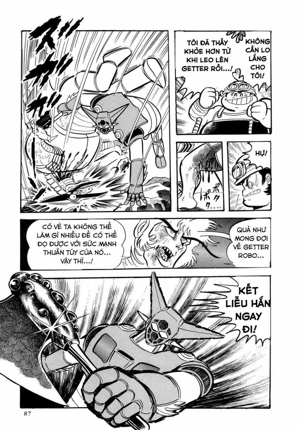Getter Robo Chapter 8 trang 90