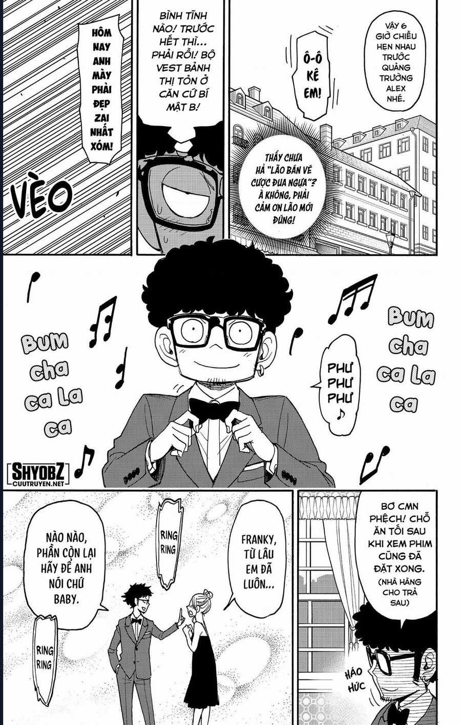 Gia Đình Điệp Viên Gói kỳ nghỉ gia đình Chapter 105 trang 12