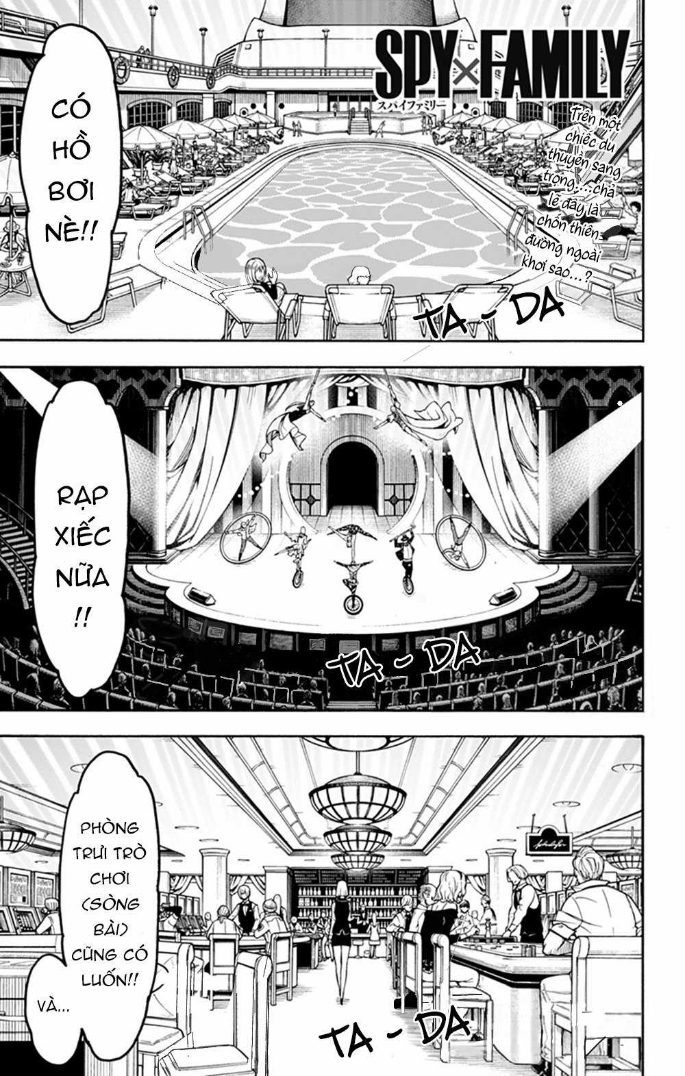 Gia Đình Điệp Viên Gói kỳ nghỉ gia đình Chapter 45 trang 7