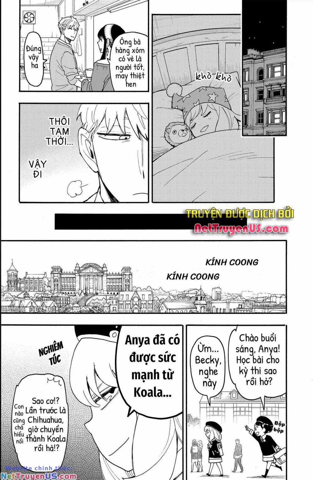 Gia Đình Điệp Viên Gói kỳ nghỉ gia đình Chapter 92 trang 16