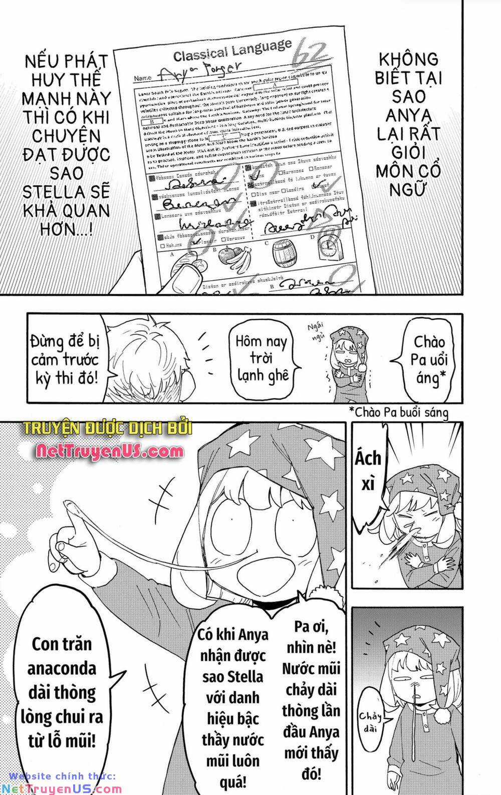 Gia Đình Điệp Viên Gói kỳ nghỉ gia đình Chapter 92 trang 4