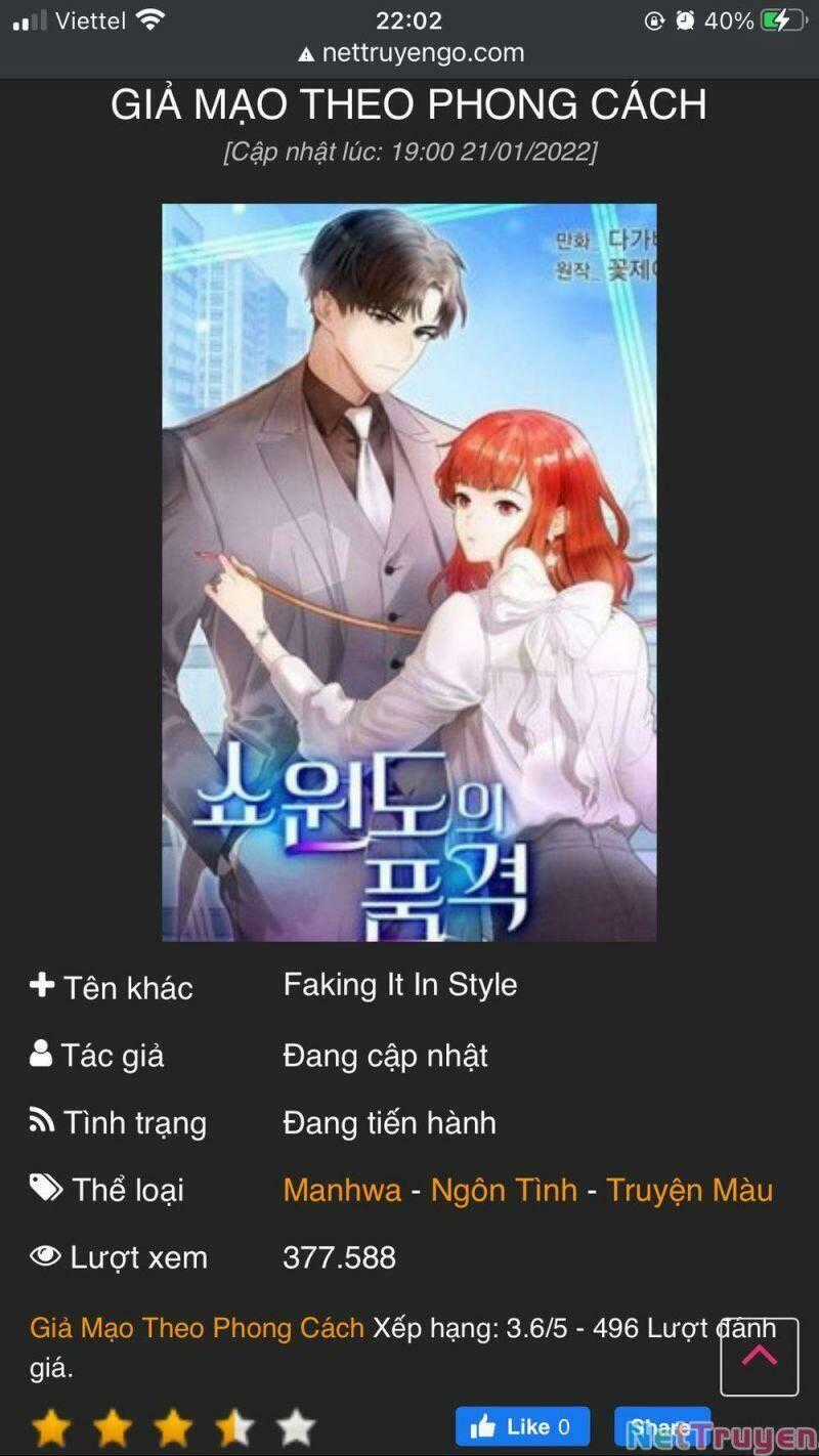 Giả Mạo Theo Phong Cách Chapter 47 trang 3