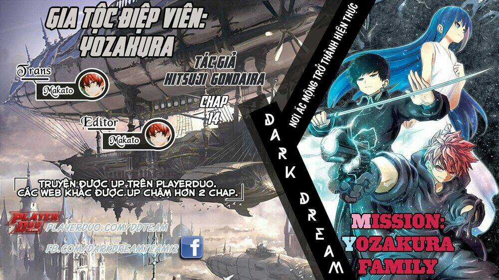 Gia Tộc Điệp Viên Yozakura Chapter 14 trang 0
