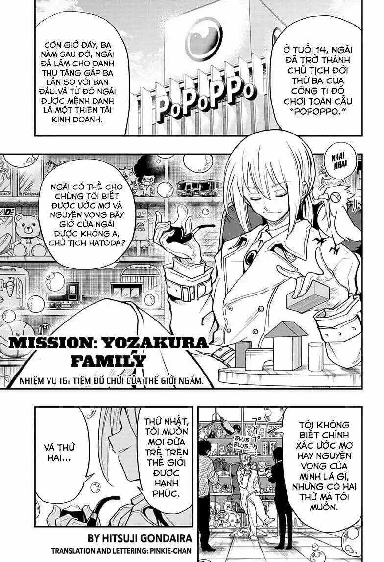 Gia Tộc Điệp Viên Yozakura Chapter 16 trang 1