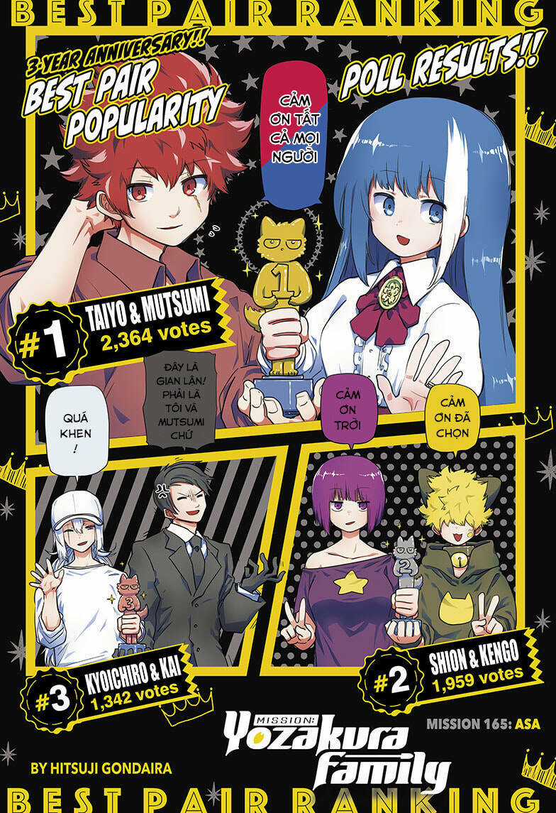 Gia Tộc Điệp Viên Yozakura Chapter 165 trang 0