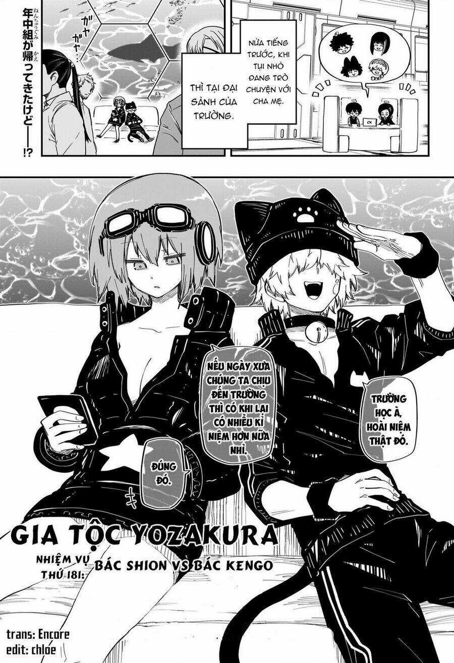 Gia Tộc Điệp Viên Yozakura Chapter 181 trang 0