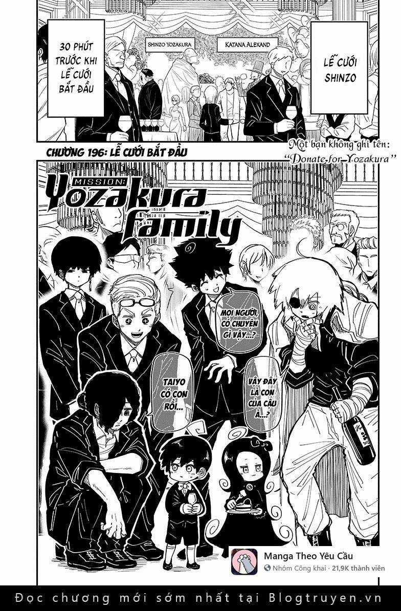 Gia Tộc Điệp Viên Yozakura Chapter 196 trang 1