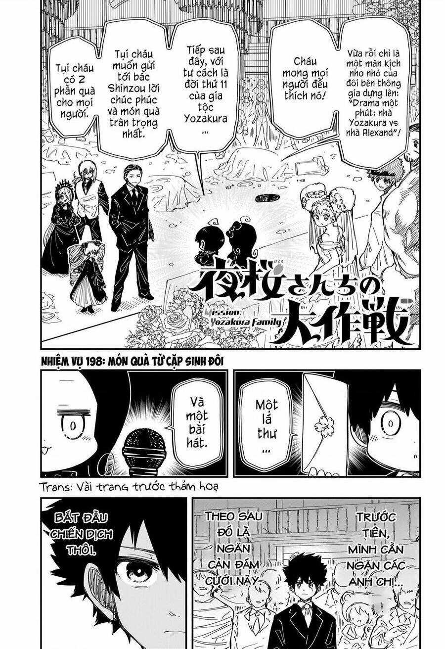 Gia Tộc Điệp Viên Yozakura Chapter 198 trang 0