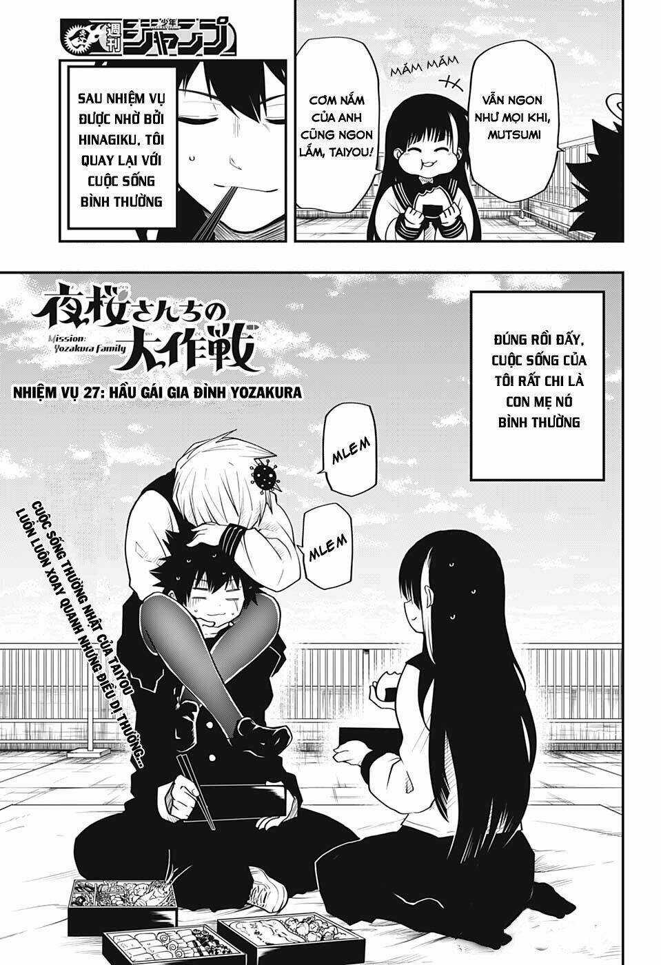 Gia Tộc Điệp Viên Yozakura Chapter 27 trang 1