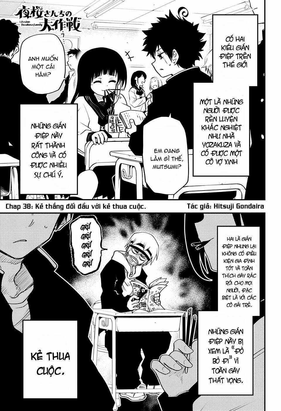 Gia Tộc Điệp Viên Yozakura Chapter 38 trang 1