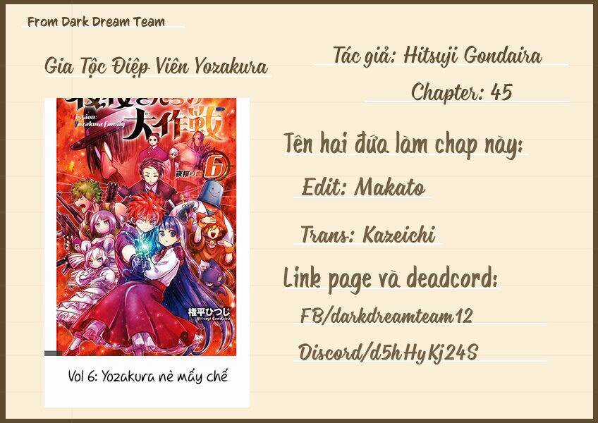 Gia Tộc Điệp Viên Yozakura Chapter 45 trang 0