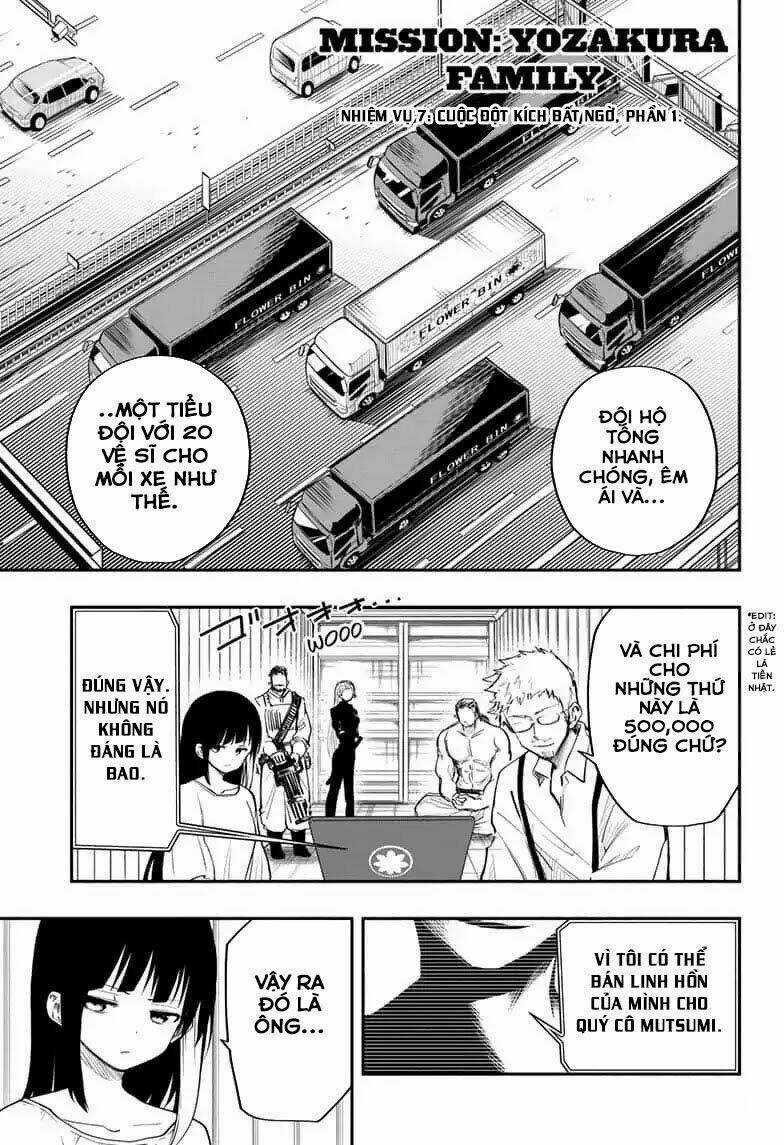 Gia Tộc Điệp Viên Yozakura Chapter 7 trang 1