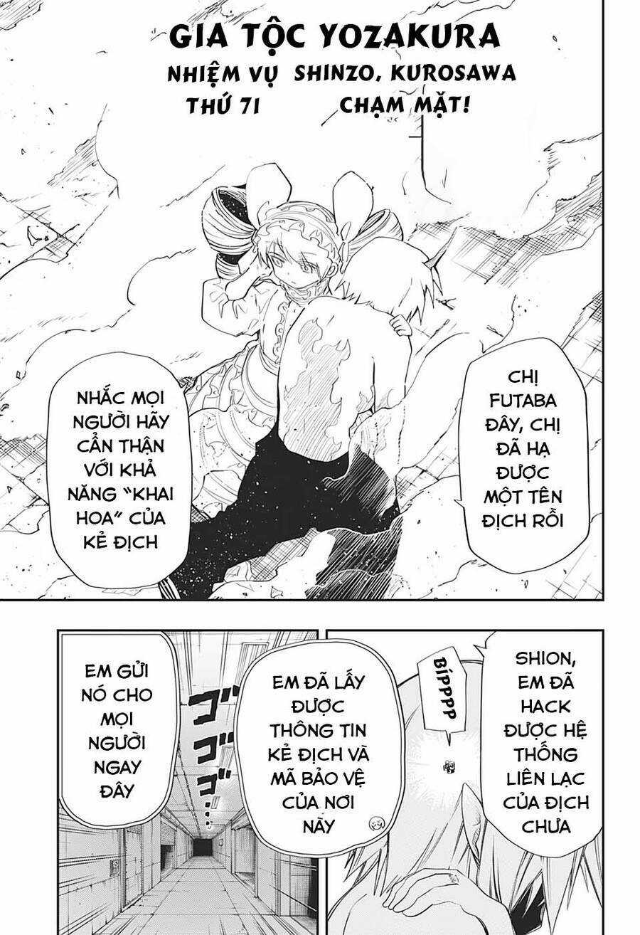Gia Tộc Điệp Viên Yozakura Chapter 71 trang 1