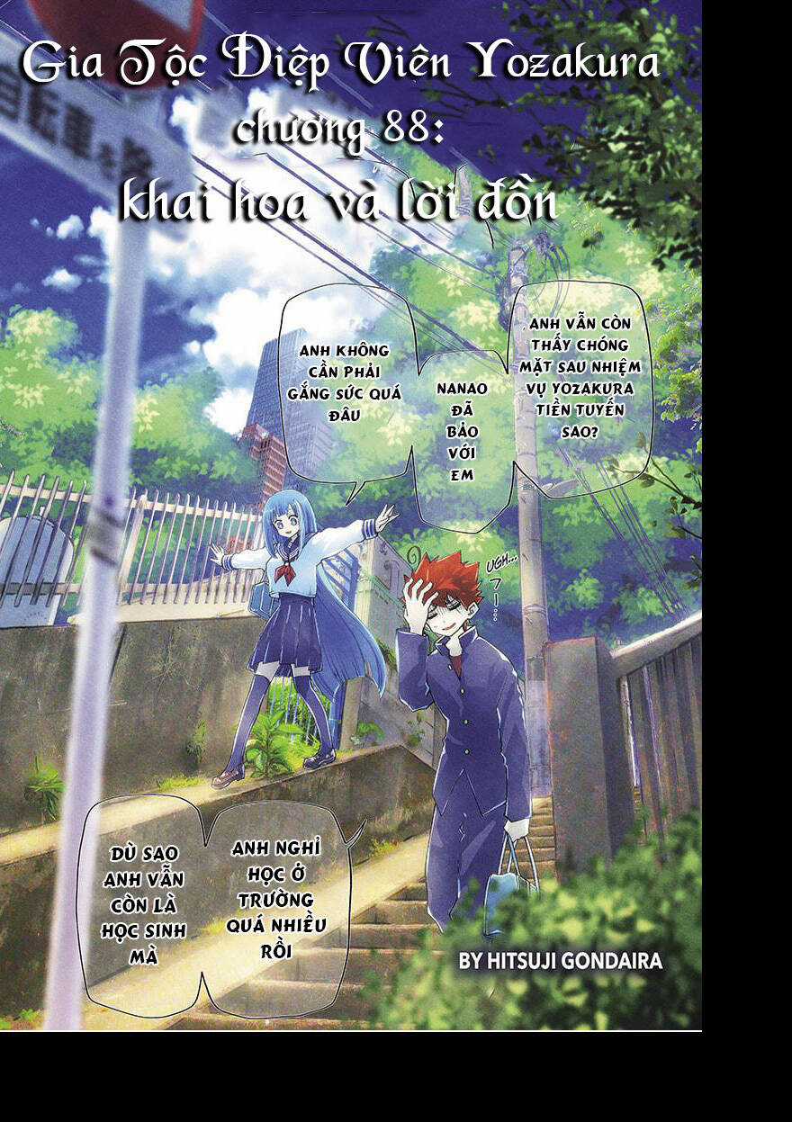 Gia Tộc Điệp Viên Yozakura Chapter 88 trang 0