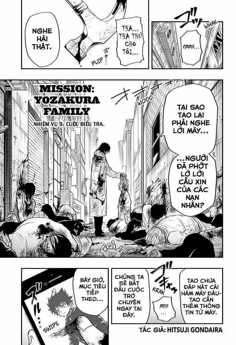 Gia Tộc Điệp Viên Yozakura Chapter 9 trang 1