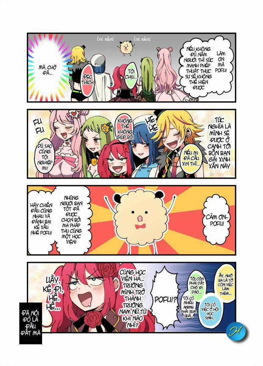 Giai Xinh Chung Học Làm Ma Pháp Thiếu Nữ Chapter 1 trang 9