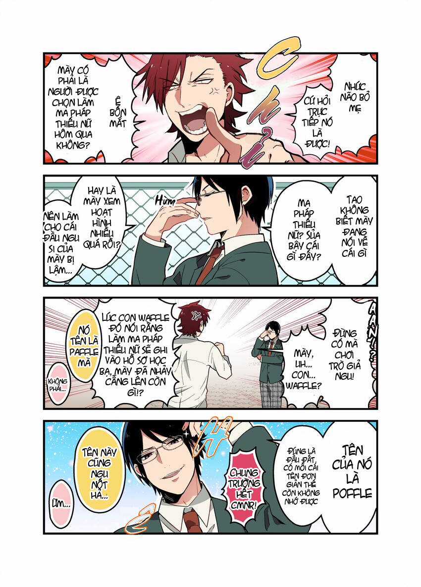 Giai Xinh Chung Học Làm Ma Pháp Thiếu Nữ Chapter 2 trang 14