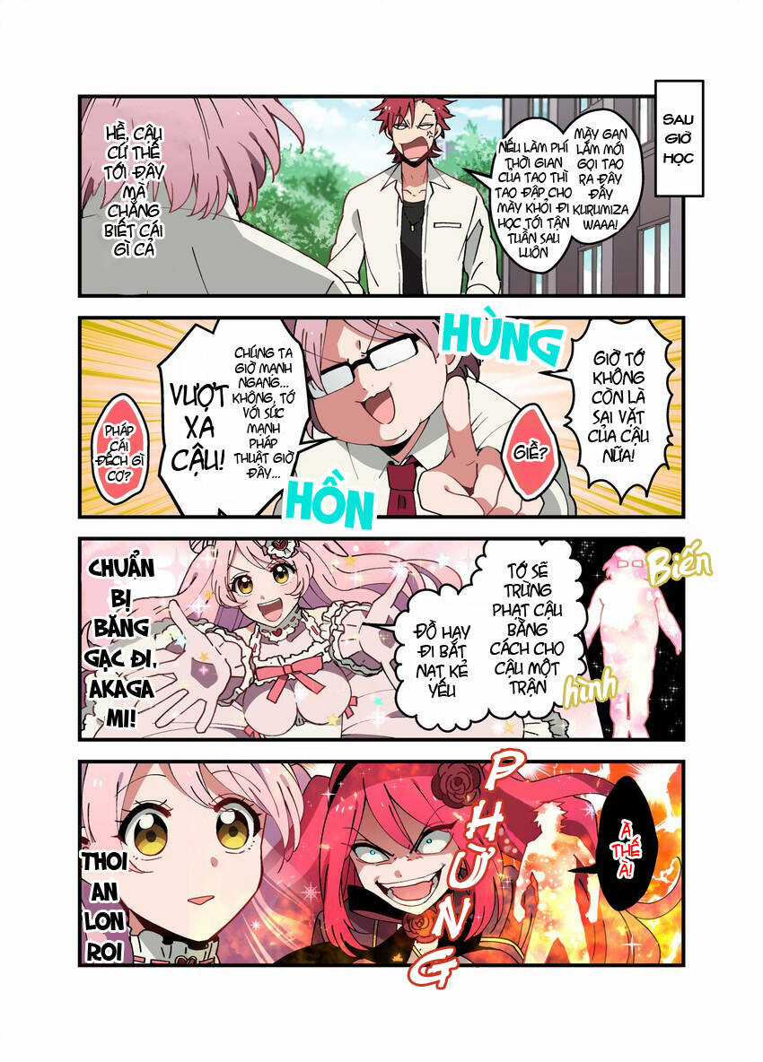 Giai Xinh Chung Học Làm Ma Pháp Thiếu Nữ Chapter 2 trang 7