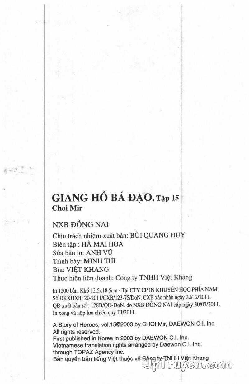 Giang Hồ Bá Đạo Ký Chapter 15 trang 175