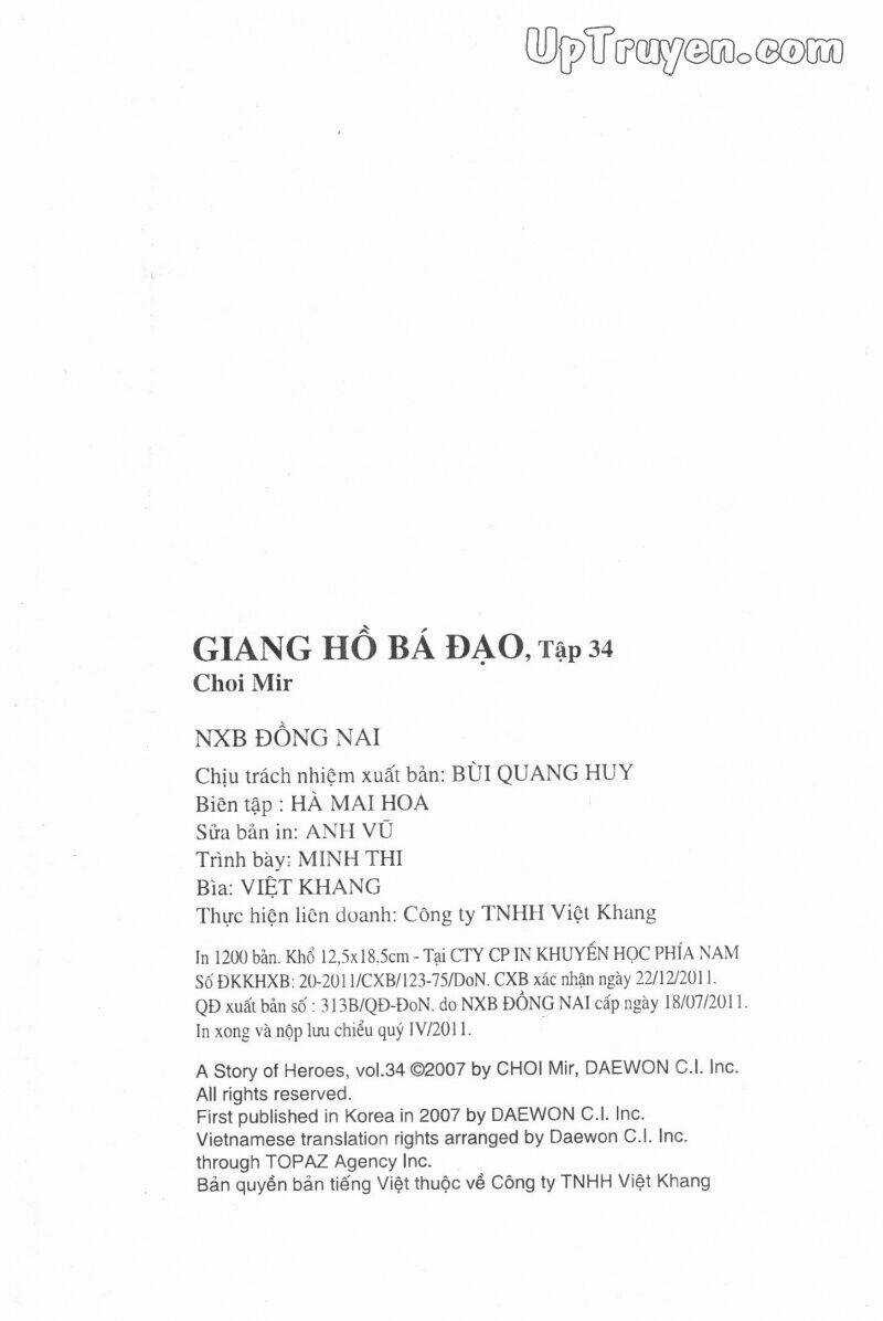 Giang Hồ Bá Đạo Ký Chapter 152 trang 167