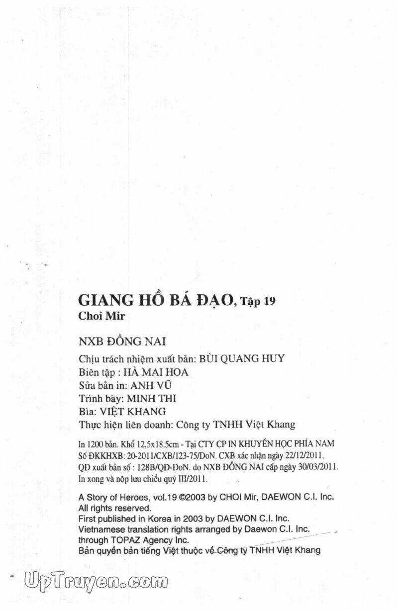 Giang Hồ Bá Đạo Ký Chapter 19 trang 175