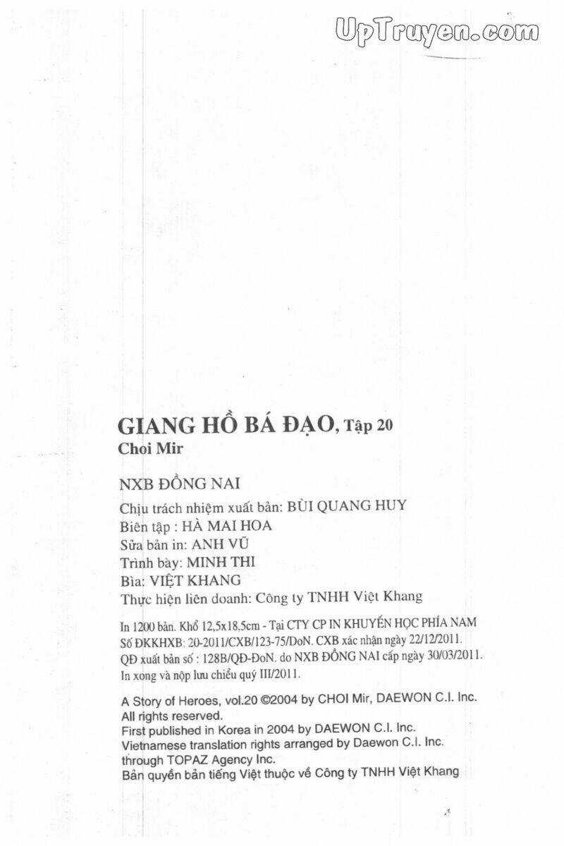 Giang Hồ Bá Đạo Ký Chapter 20 trang 175