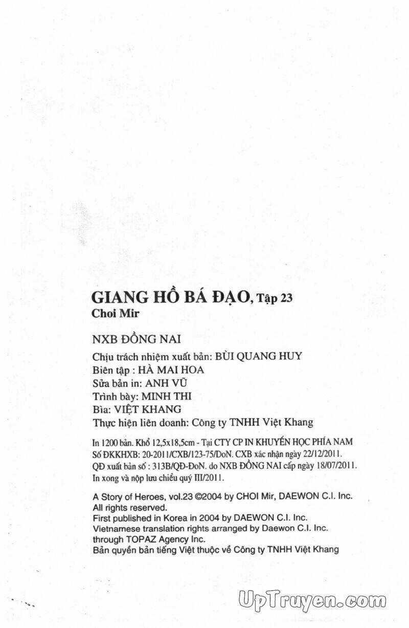 Giang Hồ Bá Đạo Ký Chapter 23 trang 175