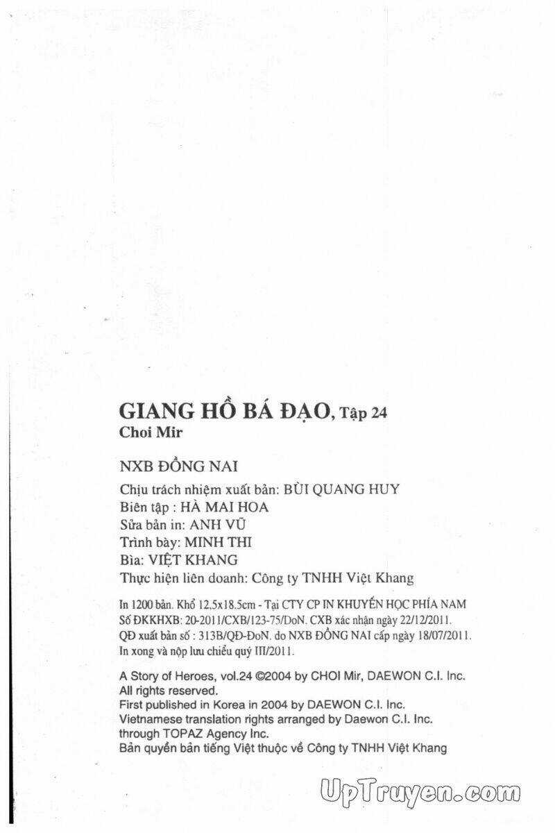 Giang Hồ Bá Đạo Ký Chapter 24 trang 175