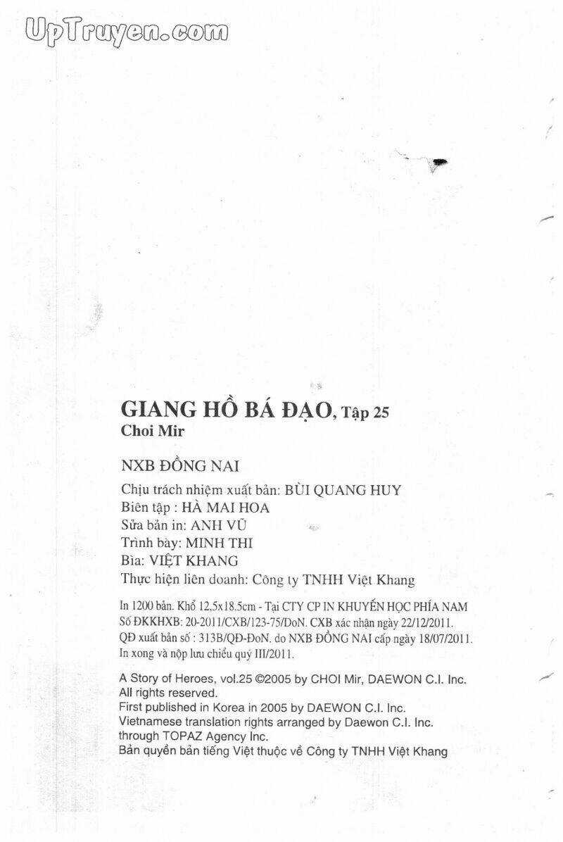 Giang Hồ Bá Đạo Ký Chapter 25 trang 175