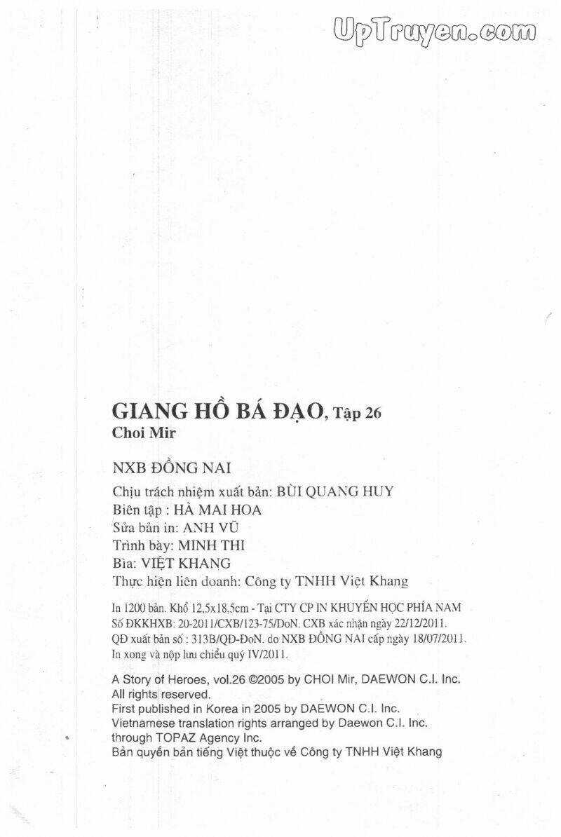 Giang Hồ Bá Đạo Ký Chapter 26 trang 175