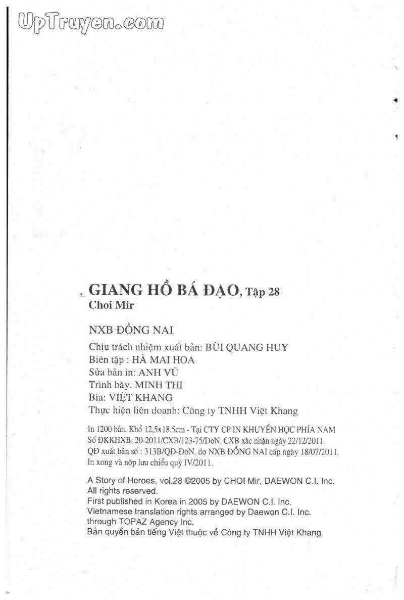 Giang Hồ Bá Đạo Ký Chapter 28 trang 175