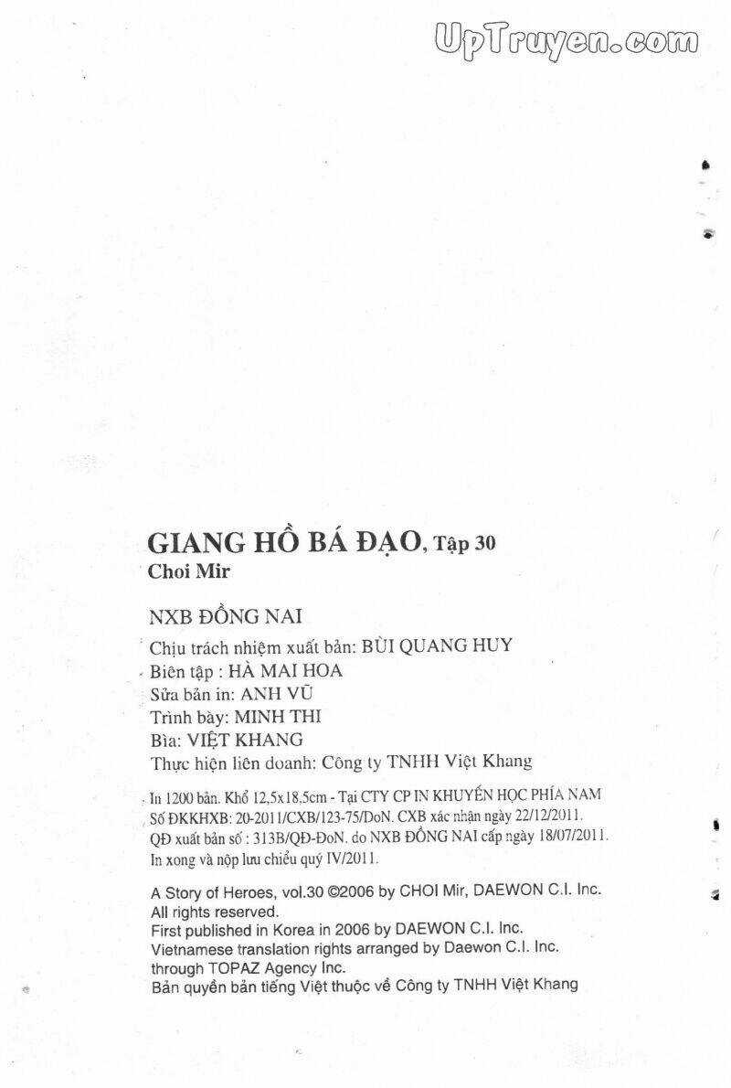 Giang Hồ Bá Đạo Ký Chapter 30 trang 175