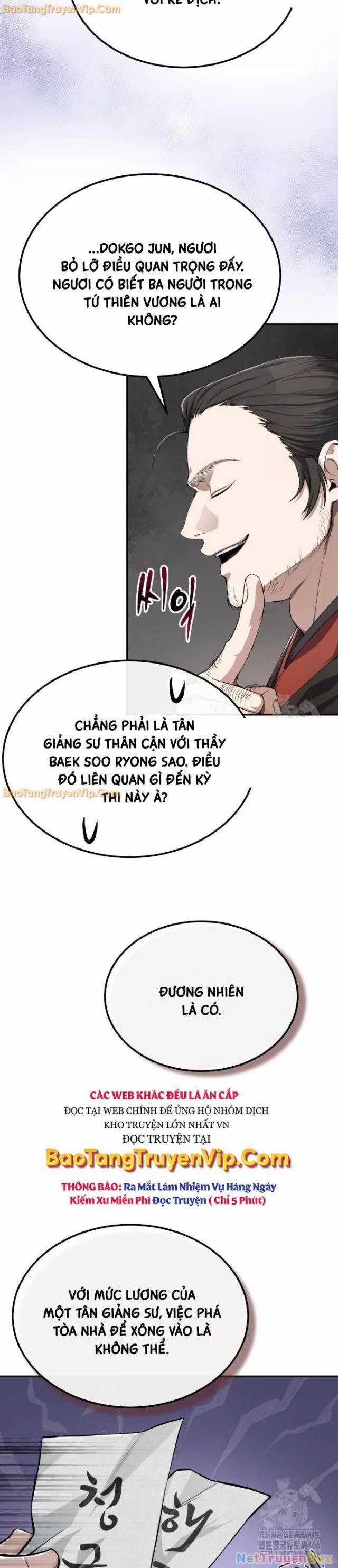 Giảng Sư Đứng Đầu, Baek Sư Phụ Chapter 102 trang 11