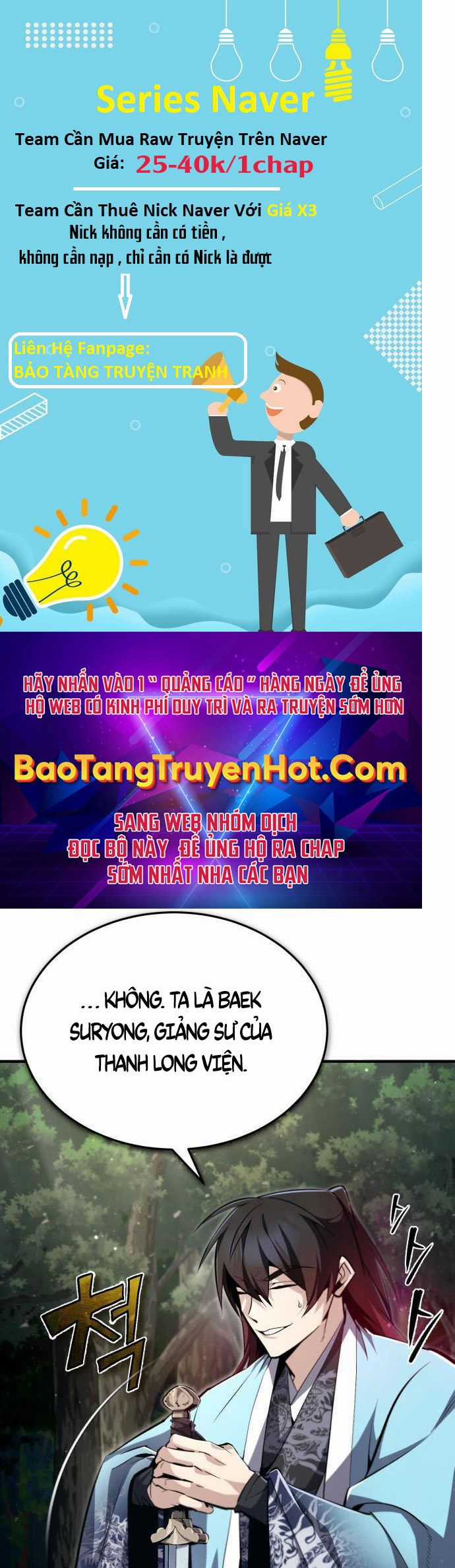 Giảng Sư Đứng Đầu, Baek Sư Phụ Chapter 48 trang 47