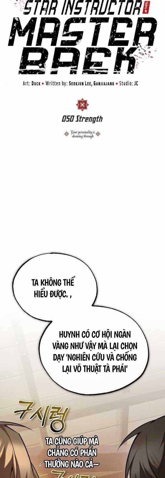 Giảng Sư Đứng Đầu, Baek Sư Phụ Chapter 50 trang 6