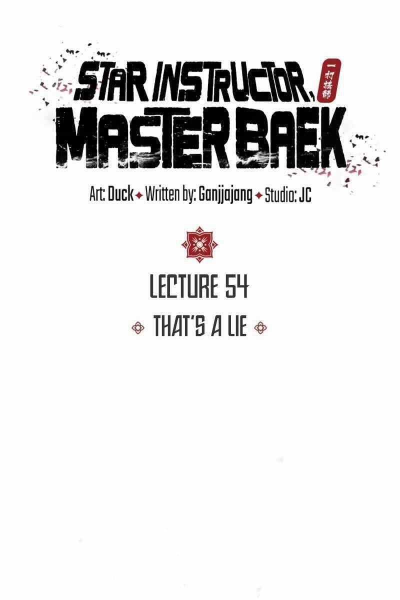 Giảng Sư Đứng Đầu, Baek Sư Phụ Chapter 54 trang 24